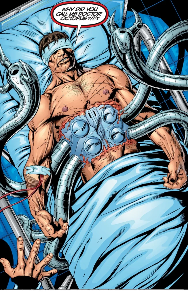 Doctor Octopus panel from Ultimate Spider-Man #14