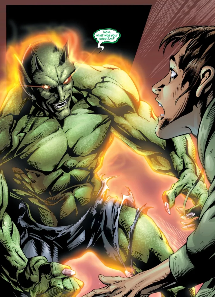 Panel from Ultimate Spider-Man #22